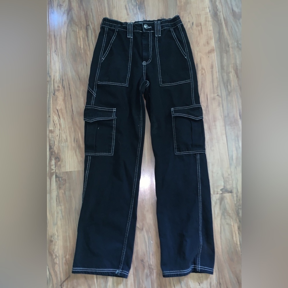Urban Outfitters Black Cargo Pant